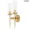 Kinkiet Ścienny Złoty Glamour Kryształowy Klosz TORCH MSE010400199 MOOSEE